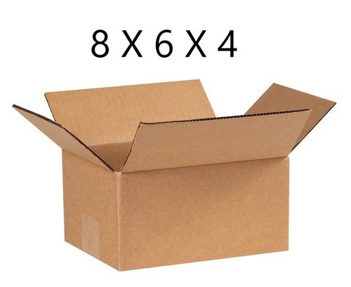 Pack 8x6x4 shipping boxes - shipping,