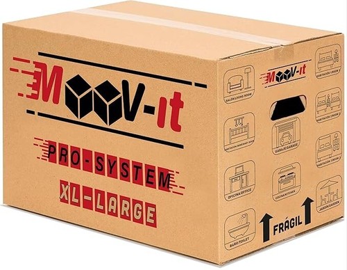 Pack cardboard moving - of,