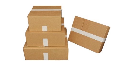 Single double wall - wall, cardboard
