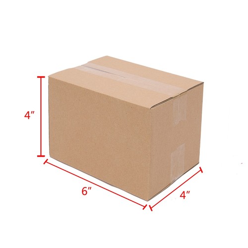 100 6x4x4 cardboard paper - 100,