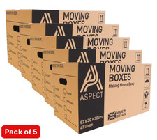 5Pk Moving Boxes Removal Box