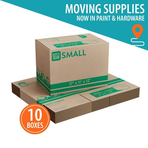 Pack small moving boxes - 10,
