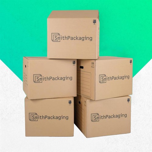 Strong cardboard moving house - moving,
